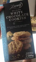 Belgian white chocolate cookies