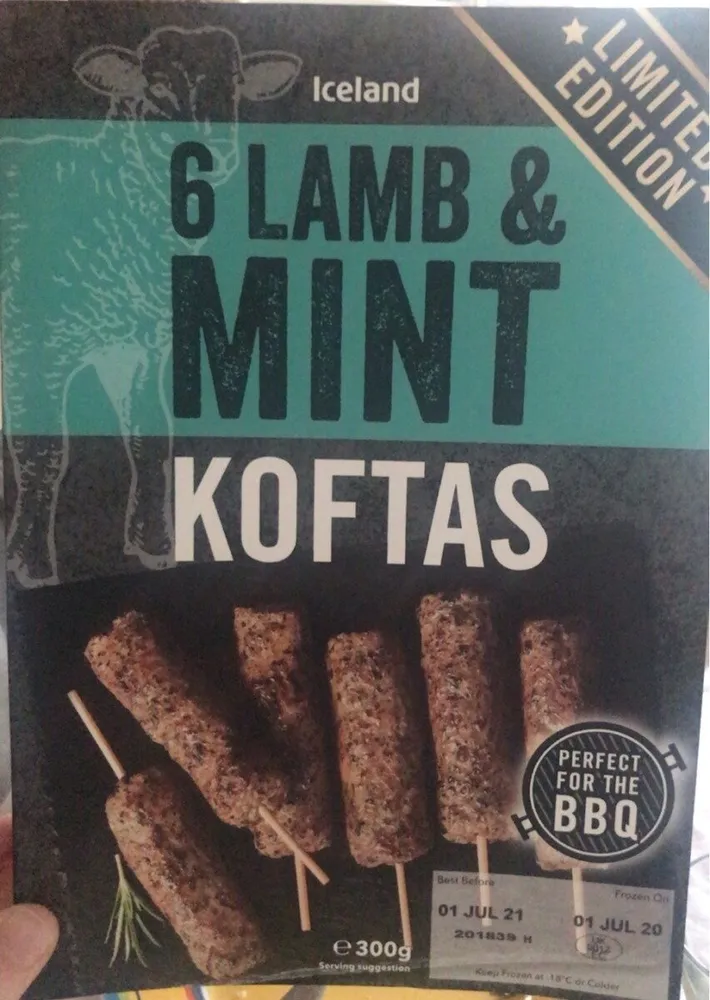 Koftas lamb and mint