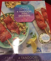 4 Tandoori Fish Skewers