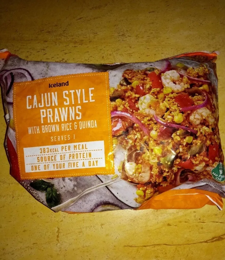 Cajun style prawns