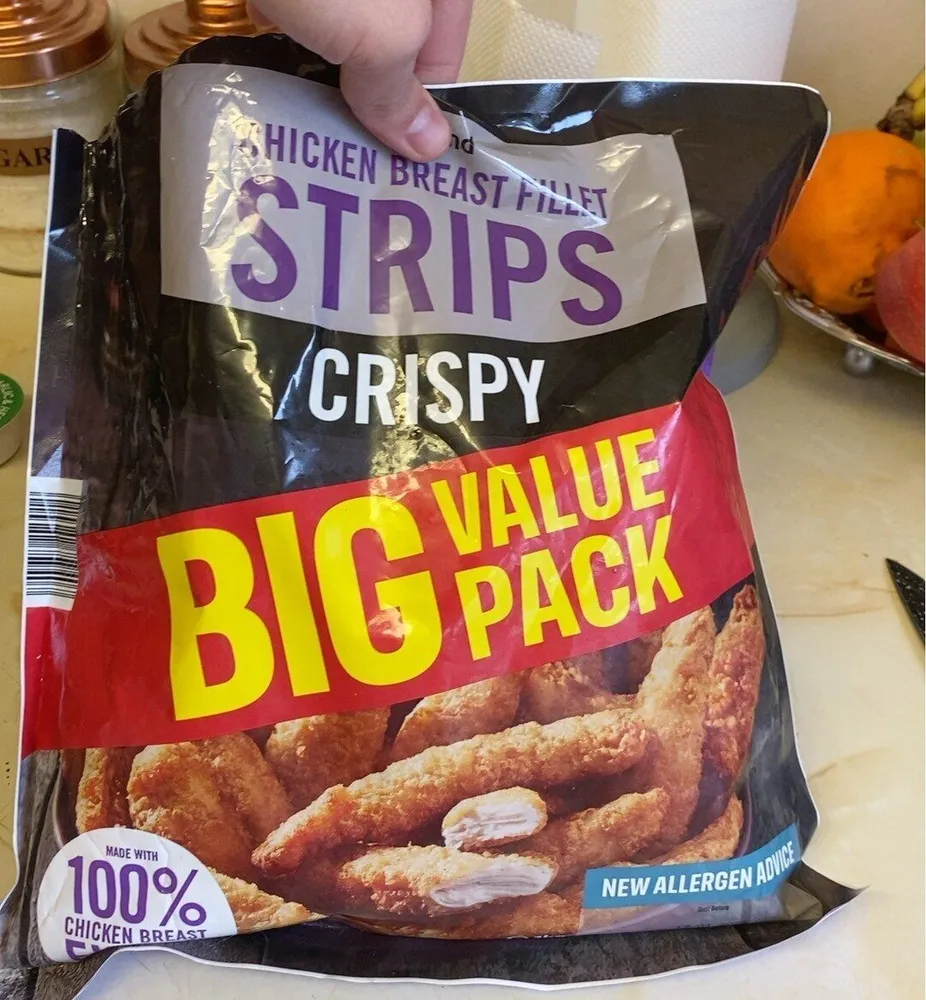 Chicken breast fillet strips