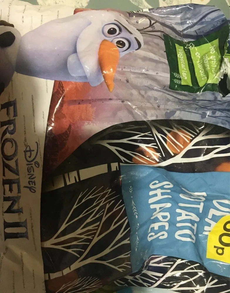 Olaf potatoe shapes