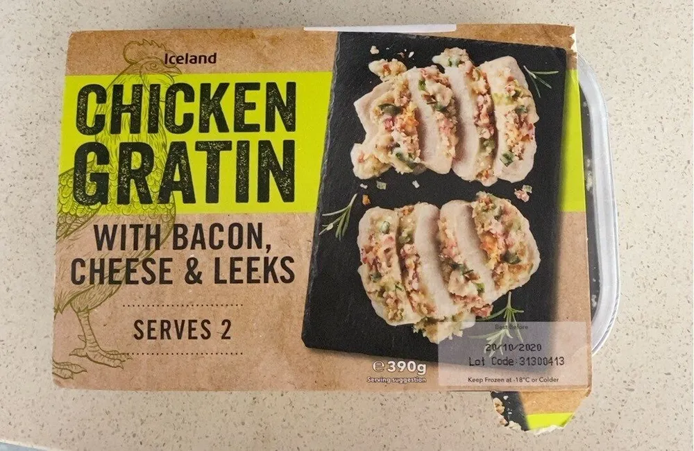 Chicken gratin