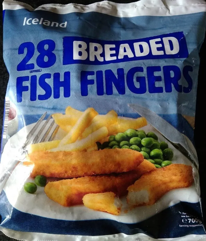 28 breaded Fish Fingers