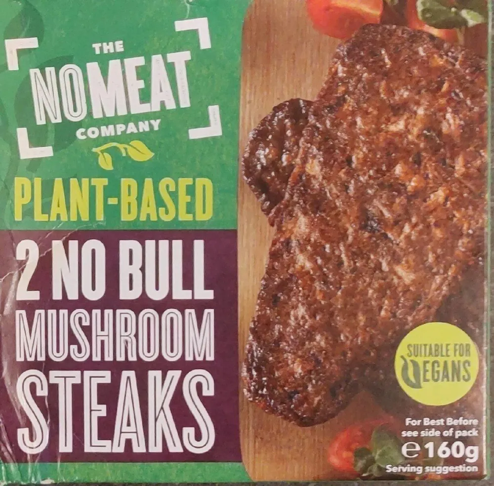 2 No Bull Mushroom Steaks