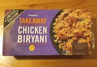 Takeaway chicken biryani