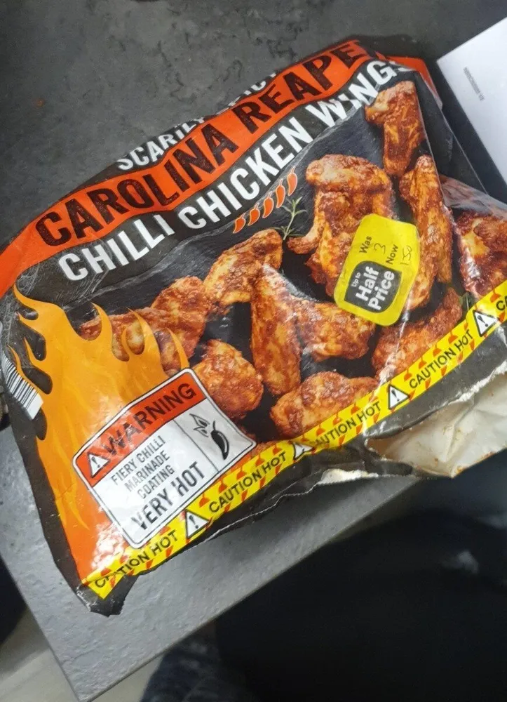 Carolina reaper wings
