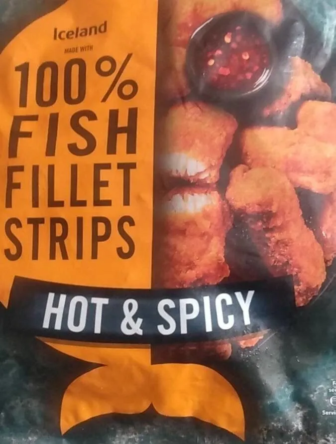 Fish Fillet Strips Hot and Spicey