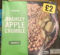 Bramley apple crumble