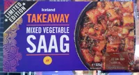 Takeaway mixed vegetable SAAG