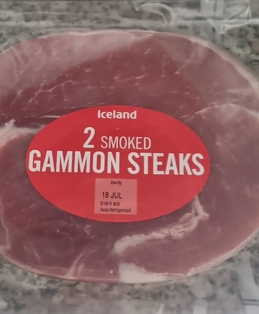 2 Smoked gammon steaks
