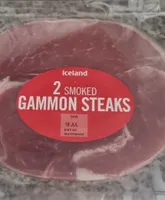 2 Smoked gammon steaks