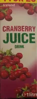 Cranberry juive drink