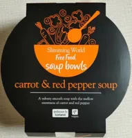 Carrot & red pepper soup
