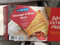 Sausage and bean melts