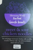 Sweet and sour chicken noodles