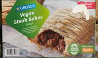 Vegan steak bakes