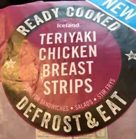 Teriyaki chicken breast strips