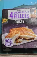 Crispy chicken breast fillets