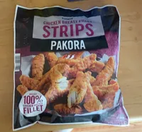Chicken breat fillet strips pakora