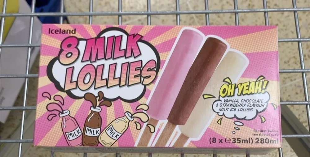 Milk lollies