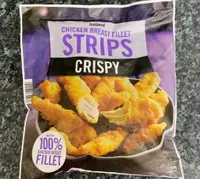 Crispy chicken breast fillet strips