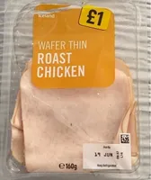 Wafer thin roast chicken