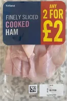 Finely Sliced Cooked Ham