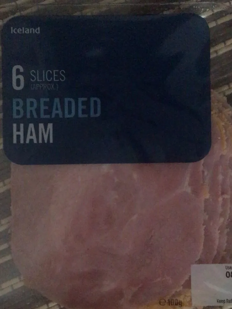 Breaded ham