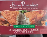 Harry Ramsden Salt Vin Jumbo Cod 2pk