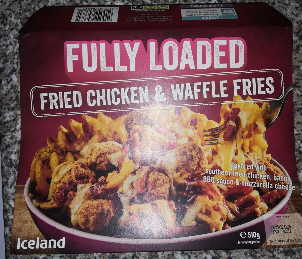Fully Loaded Fried Chicken & Waffle Fries