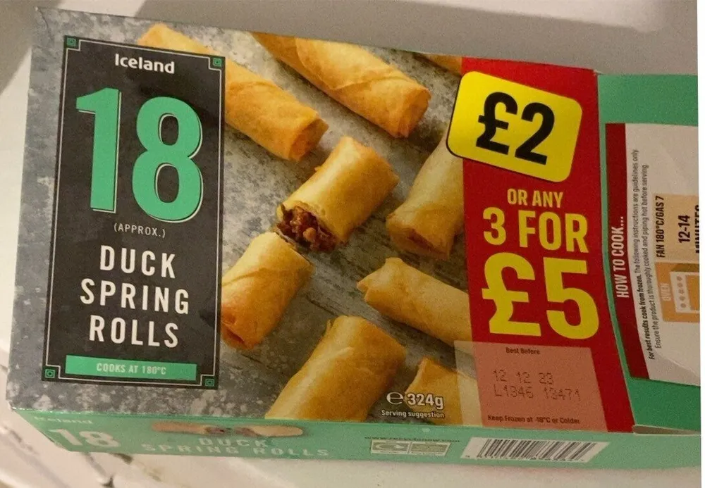 DUCK SPRING ROLLS