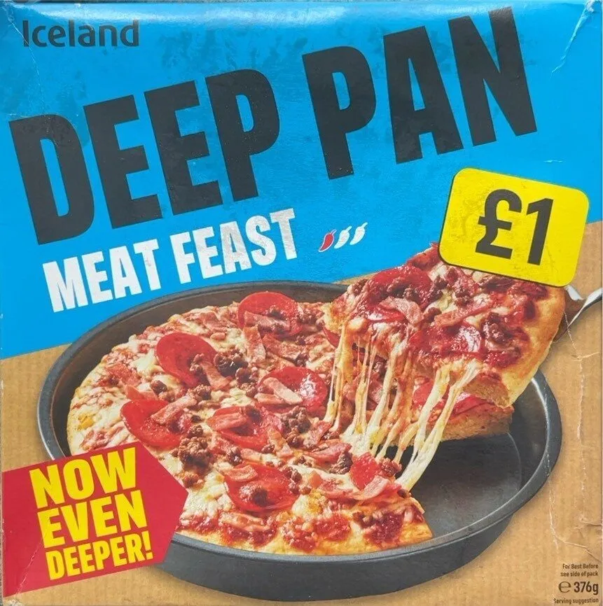 Deep Pan Meat Feast Pizza
