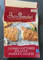 2 Jumbo Battered Atlantic Haddock Fillets