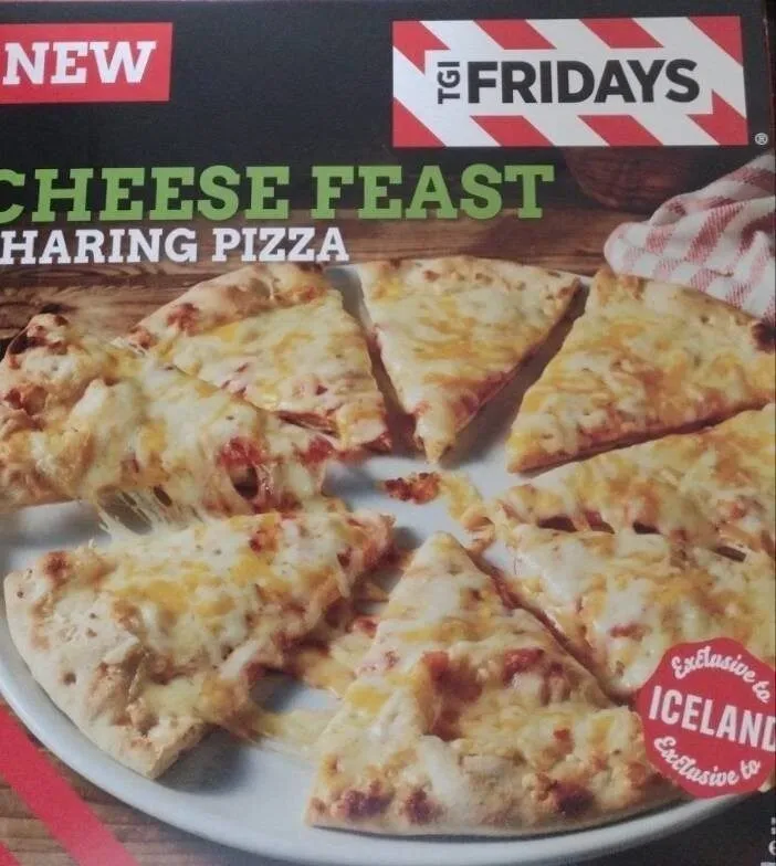 Cheese feast sharing pizza