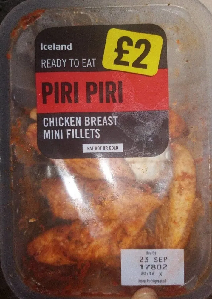 Piri Piri chicken breast mini fillets