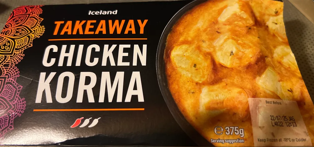 Takeaway Chicken Korma