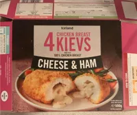 4 Chicken Breast Kievs with Cheese & Ham
