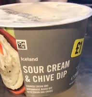 Sour cream and chive dip