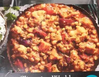 Cauliflower  Chickpea Dhal