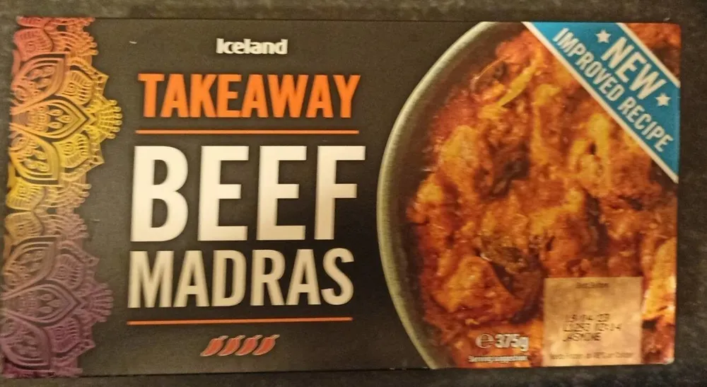 Takeaway Beef Madras