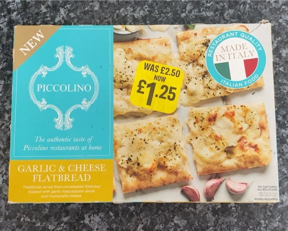 Garlic and cheese flatbread
