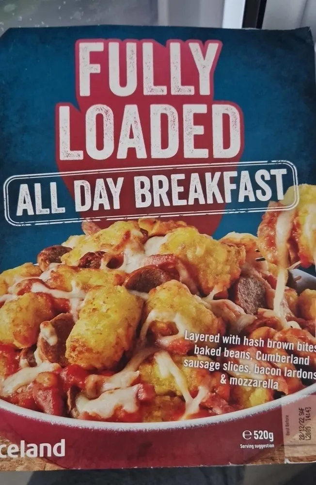 Fully loaded all day breakfast
