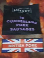 Cumberland pork sausages
