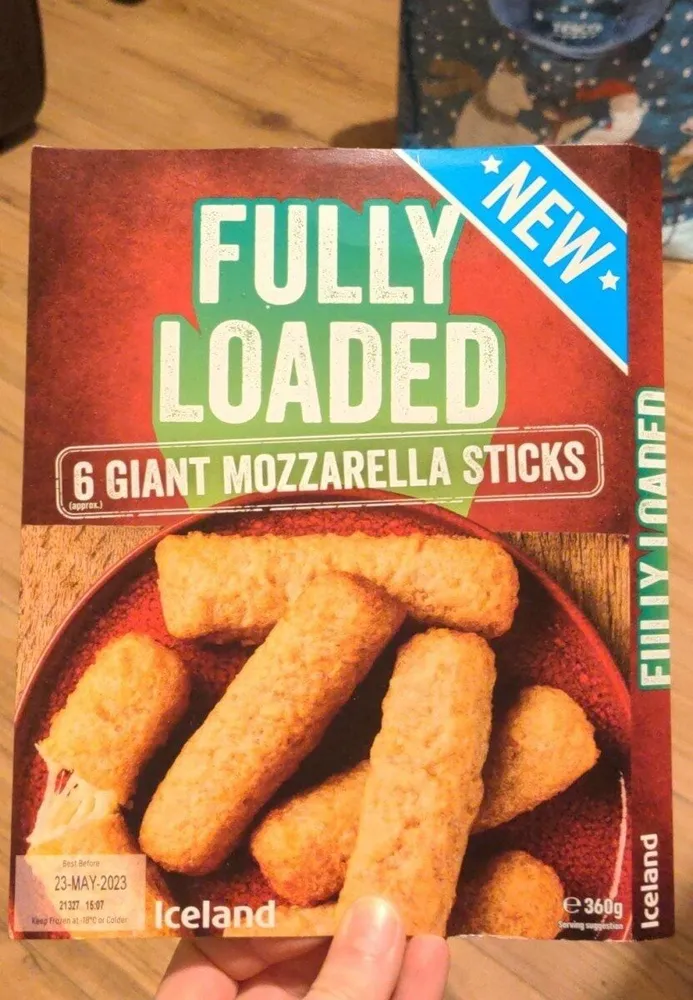 Giant mozzarella sticks