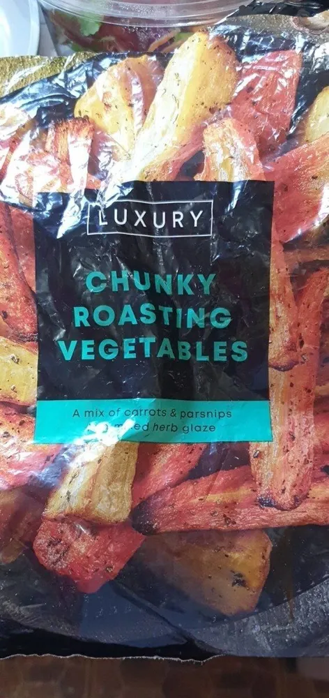 Chunky roasting vegetables