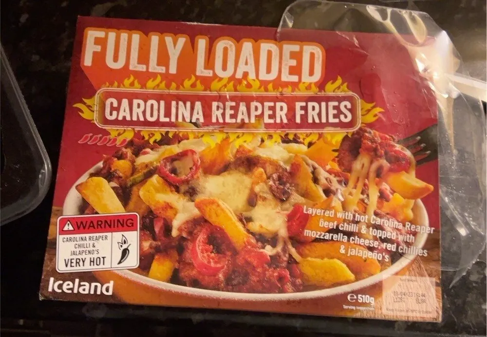 Fully loaded carolina reaper fries