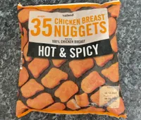 Hot and spicy chicken breast nuggets