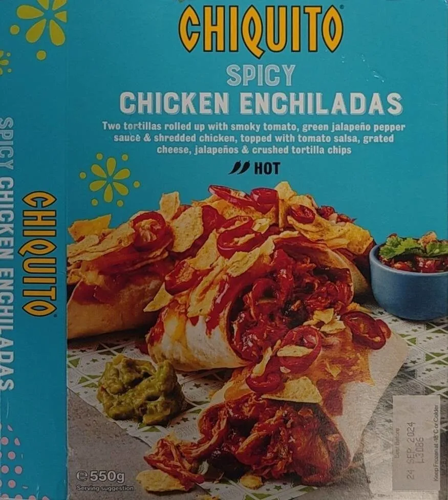 Spicy Chicken Enchiladas