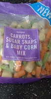 Carrots sugar snaps AND baby corn mix
